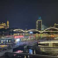 Minjiang River night tour Taijiang tourist