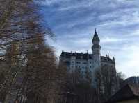 In the fairytale-like Neuschwanstein Castle, admire the fairyland-like snow scenery of the Alps.