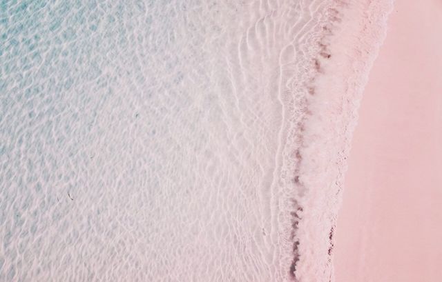Pink sand beach, Moko Island.