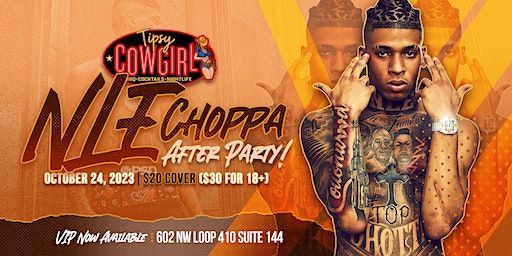 NLE Choppa After Party | Tipsy Cowgirl | 10.24.2023 | Tipsy Cowgirl, Northwest Loop 410, San Antonio, TX, USA