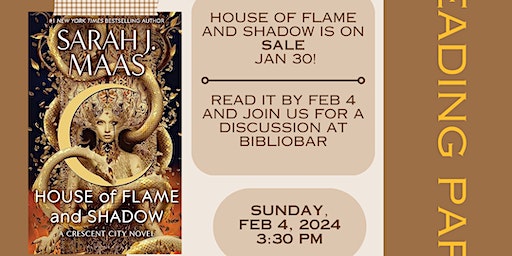 Sarah J Maas Book Party! | Plano Shopping Co-Op