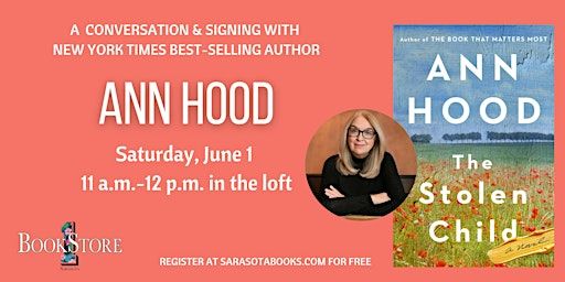 Talk and Book Signing with New York Times Best-Selling Author Ann Hood | Bookstore1Sarasota