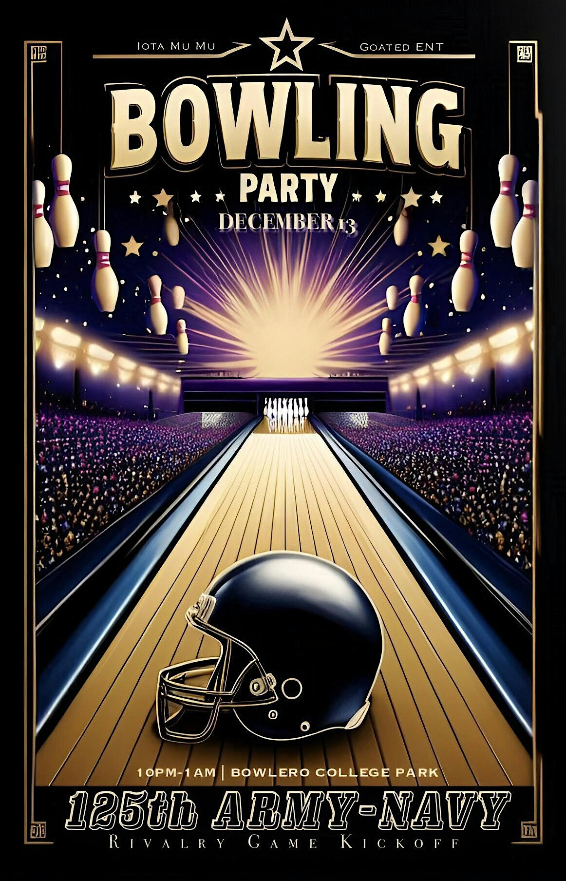 Army-Navy RivalryGame Kickoff | Bowlero College Park