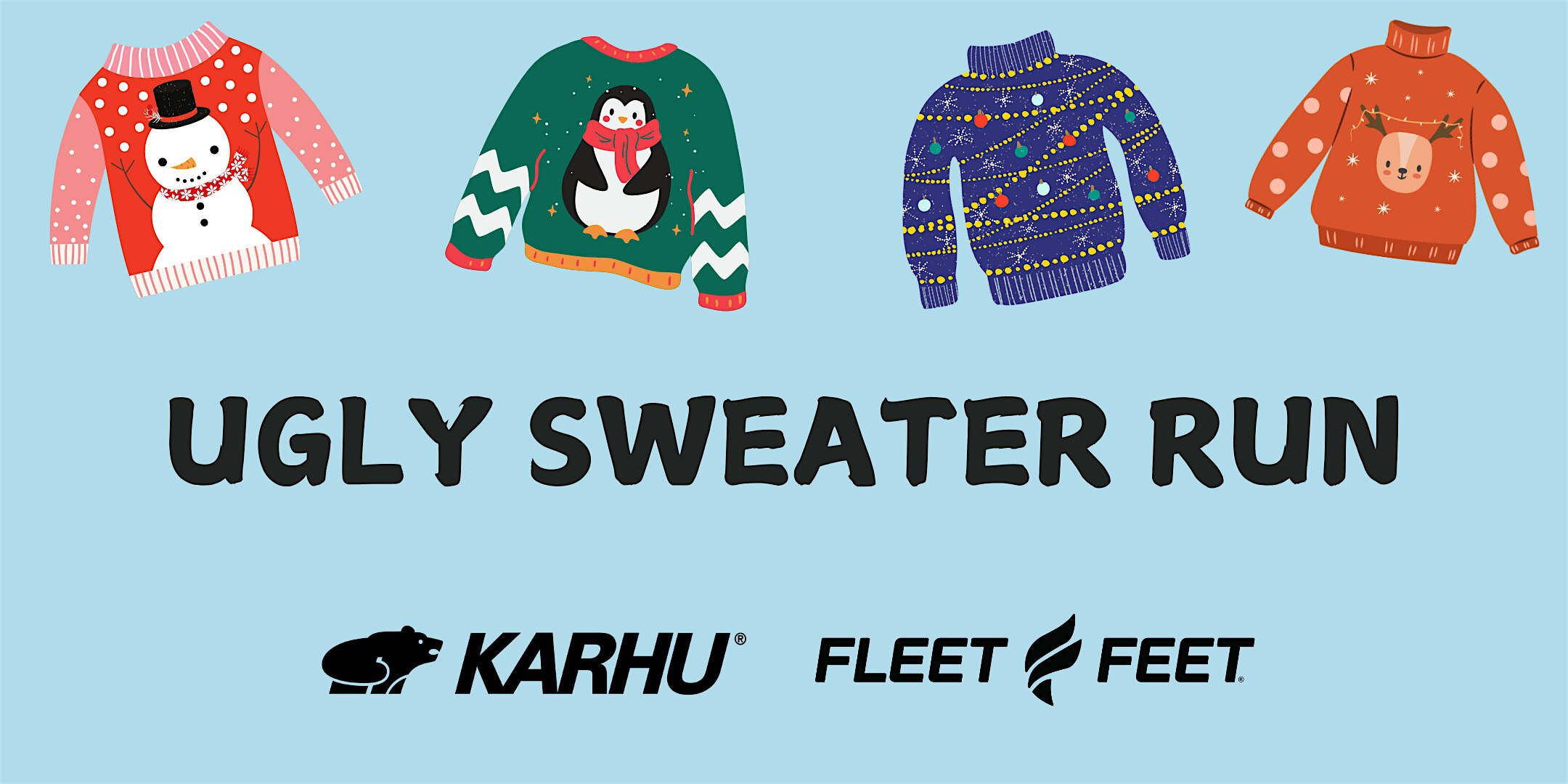 Free Ugly Sweater Karhu Demo Run | Fleet Feet - Running Fit, Ann Arbor Downtown