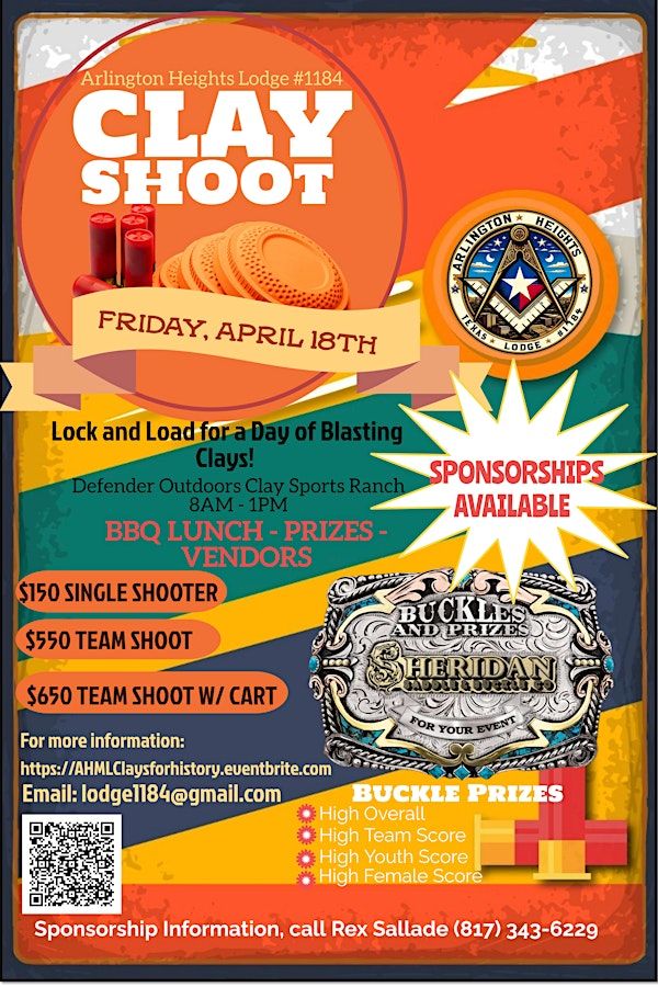Clays for History: Supporting Arlington Heights Masonic Lodge #1184 | Defender Outdoors Clay Sports Ranch