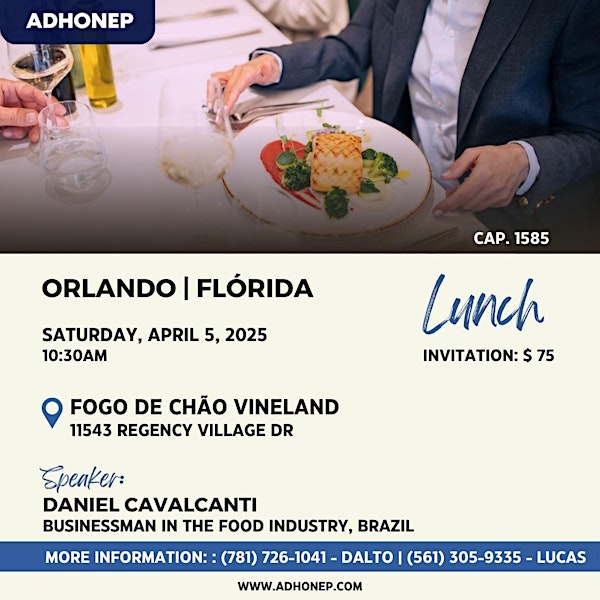 Lunch Adhonep Orlando | Fogo de Chão Brazilian Steakhouse