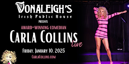 Carla Collins Live Stand-Up Comedy | Donaleigh's Irish Public House