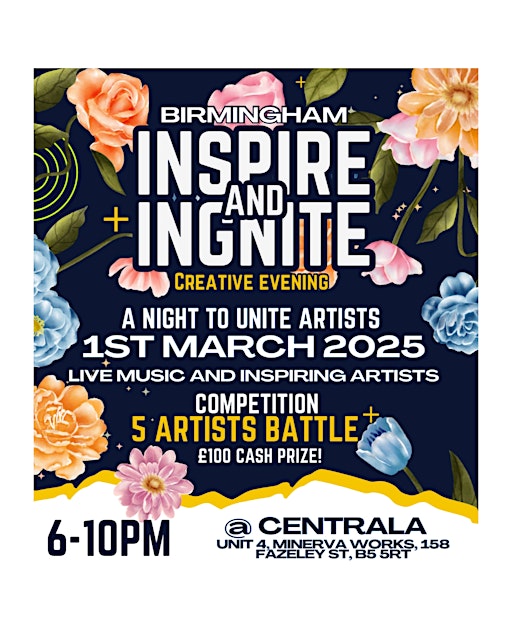 Inspire and Ignite: a creative evening | Centrala