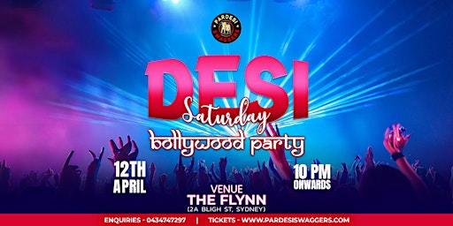 Desi Saturday Bollywood Party At The Flynn, Sydney | The Flynn