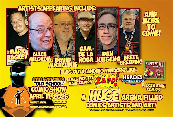 The Little Giant Comics Old School Comic Show | Douglas N. Everett Arena