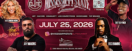 Mississippi State Elite Barber and Beauty Summit | Mississippi Coast Coliseum and Convention Center