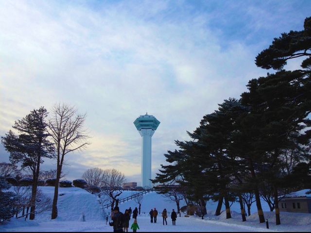 北海道　冬の道南観光！オススメ観光スポット　函館五稜郭タワー〜五稜郭公園