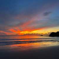 Pemandangan laut yang cantik