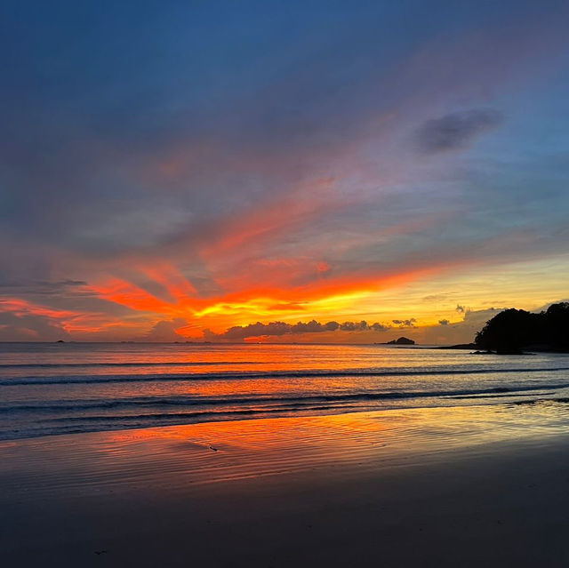 Pemandangan laut yang cantik