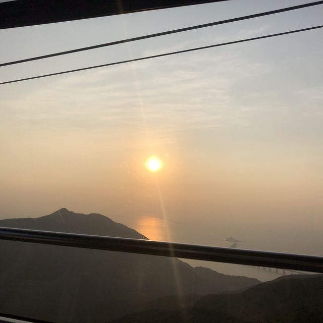 Stunning View on Ngong Ping360 Cable Car