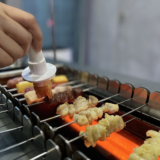 自動串串燒 好好挽🔥🤗