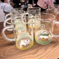 韓国【エバーランド】遊園地内のかわいいコーヒーチェーン店💜Coffee Bean