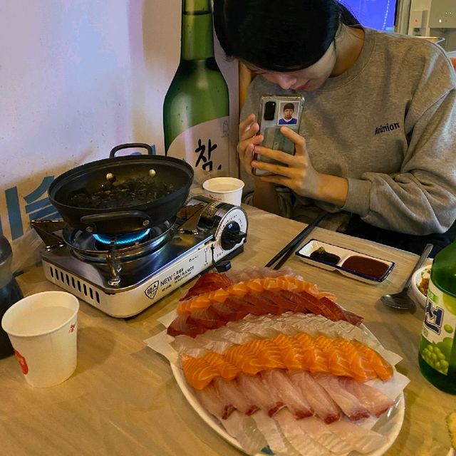 겨울철 걱정없이 먹을 수 있는 회 🐟 