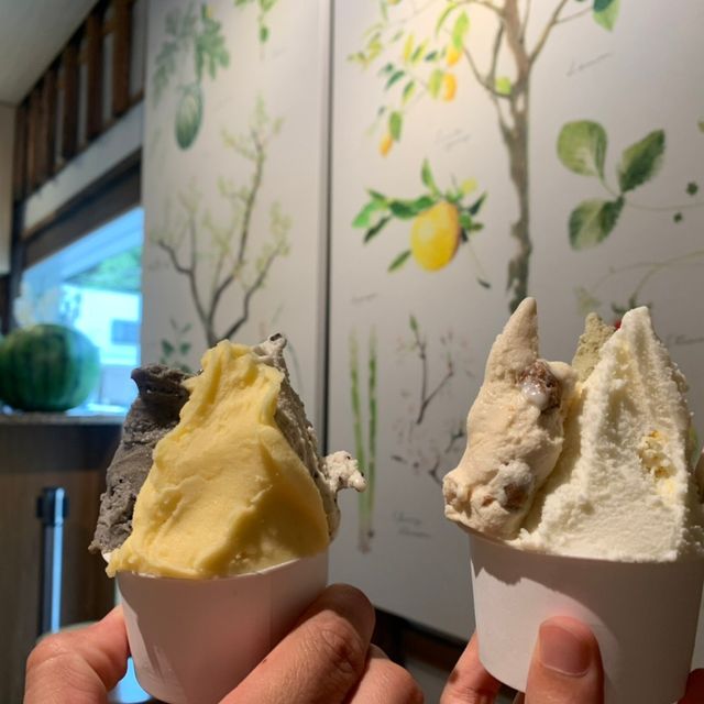 小豆島のみのりのジェラート頂きました！