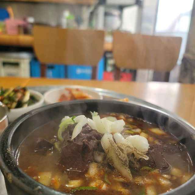 광주 해장 실내데이트 하기에 좋은 반도족발선지국