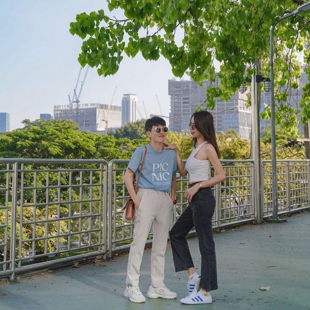 ไปถ่ายรูปสะพานเขียว ฟีลญี่ปุ่น สวนลุม-สวนเบญจกิตติ