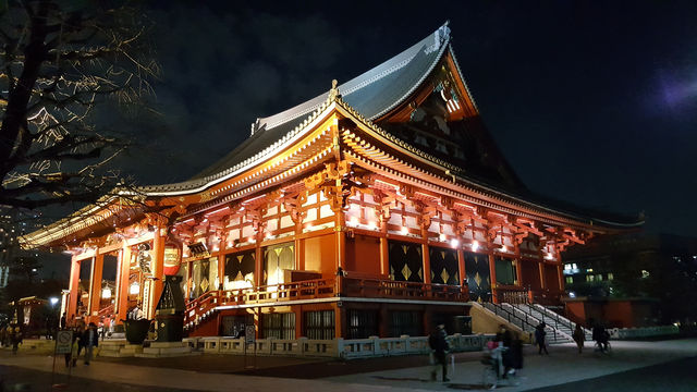 Night visit at Sensoji, Asakusa