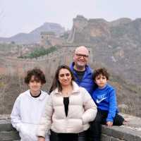 Great Wall with my family
