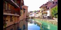 Old town of Annecy, France.
