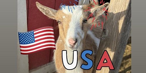 Goat Yoga Nashville- July Jubilee/4th of July Class | Goat Yoga Nashville