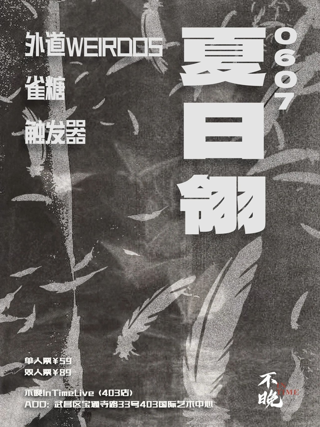 不晚InTime呈現「夏日翎」：身處暗室，樂音明晰｜演唱會 | 不晚INtime 403店