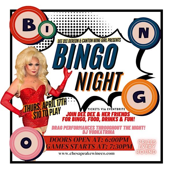 Drag Queen Bingo | Chesapeake Wine Company