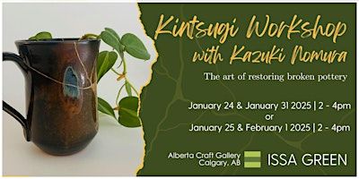 Modern Kintsugi workshop with Kazuki Nomura | Alberta Craft Gallery & Shop - Calgary