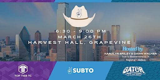 Official DFW Subto & REI Meetup | Harvest Hall