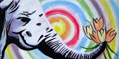 Paint Elephant Giving Tulips, Liverpool | LEAF on Smithdown Road, Liverpool