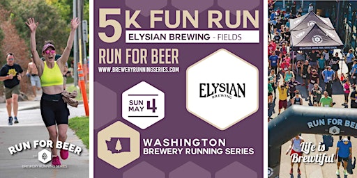 5k Beer Run x Elysian Fields Brewery | 2025 WA Brewery Running Series | Elysian Fields