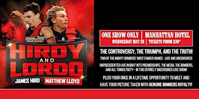 Hirdy & Lordo LIVE at Manhattan Hotel Weds May 28! | MANHATTAN HOTEL RINGWOOD