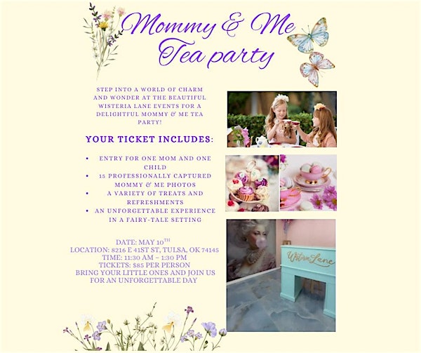 Mommy & Me Tea Party | Wisteria Lane Events