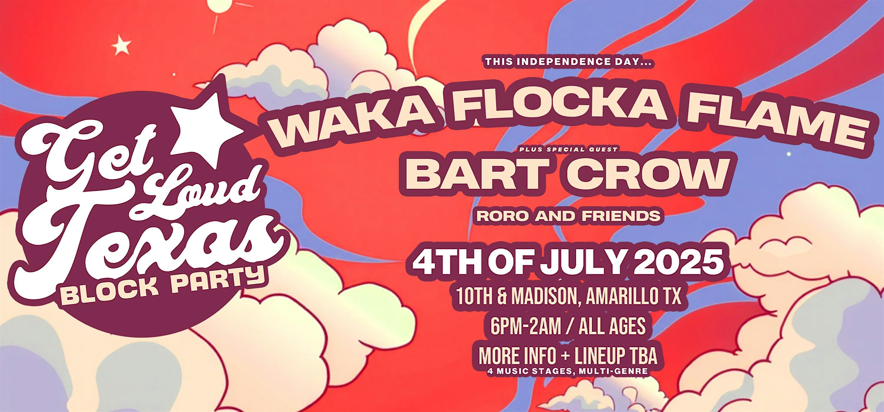 Get Loud Texas Block Party | Music Box Body Art Studio