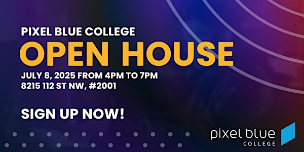 Pixel Blue College Open House | Pixel Blue College
