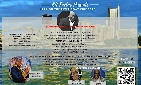 RH Factor Jazz on the River 2025 | Gateway Clipper Fleet