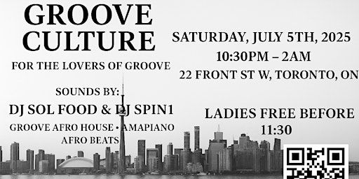 Groove Culture JULY 5TH 2025(Afro fest Weekend) | Bottom Line