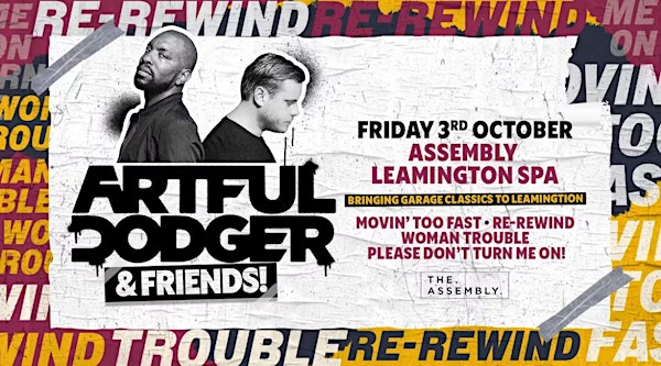 Artful Dodger and Friends Leamington spa | Assembly Leamington
