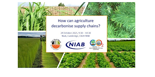 How can agriculture decarbonise the supply chain? | NIAB Park Farm and the Sophi Taylor Building