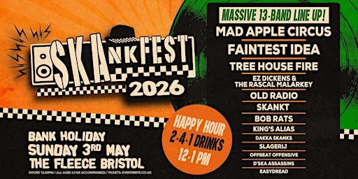 Skankfest 2026 with Mad Apple Circus + 12 more bands | The Fleece