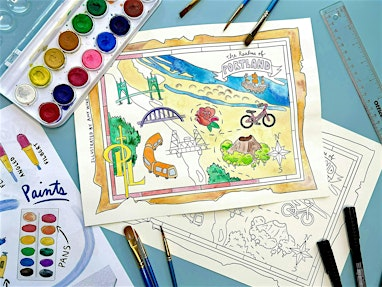 Watercolor Worlds: Intro to Watercolor at The Paladins League | The Paladins League