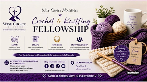 WCM Crochet & Knitting Ministry | Mandarin Branch Library