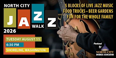 2026 North City Jazz Walk | 15th Avenue Northeast & Northeast 177th Street