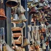 Wishing bells at Mount Faber
