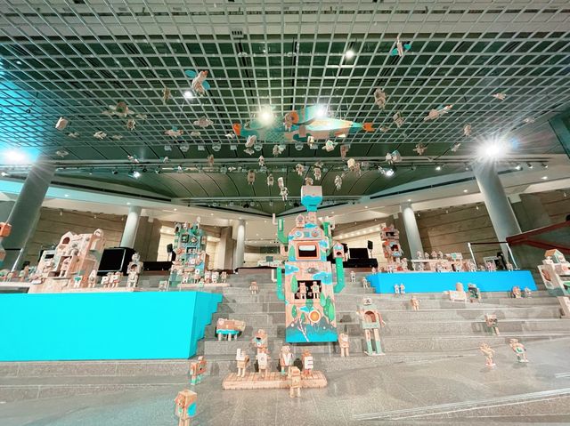 Visual arts installation at Esplanade 