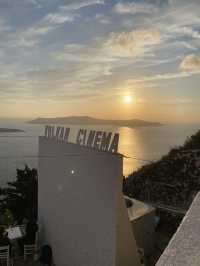 Sunset watching in Fira, Santorini is magical